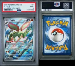 2025 Pokemon Phantasmal Flames Flygon Illustration Rare #101/094 PSA 9 - Image 3