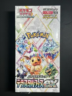 Terastal Festival Ex sv8a Japanese Pokemon Booster Box Factory Sealed - Image 1