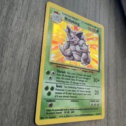 Nidoking 011/102 Base Set Holo Pokemon - Image 2