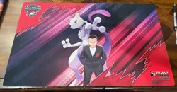Pokemon Competitor Giovanni Team Rocket's Mewtwo Regional Championships Playmat - Image 1