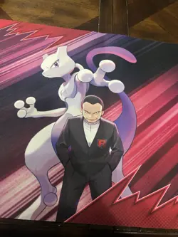 Pokemon Competitor Giovanni Team Rocket's Mewtwo Regional Championships Playmat - Image 3