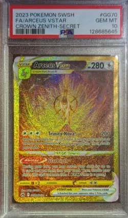 PSA 10 Arceus Vstar (Secret) #GG70 | Pokemon Sword & Shield: Crown Zenith | - Image 2