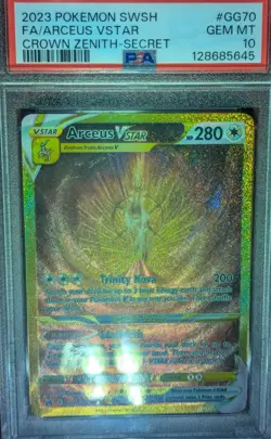 PSA 10 Arceus Vstar (Secret) #GG70 | Pokemon Sword & Shield: Crown Zenith | - Image 3