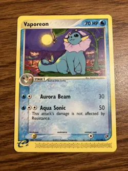 2003 Vaporeon 25/100 - Sandstorm Non-Holo Regular Rare - Pokemon TCG - LP - Image 1