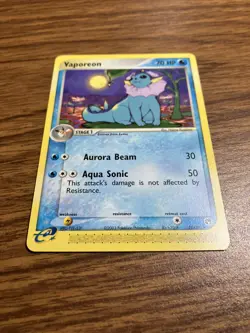 2003 Vaporeon 25/100 - Sandstorm Non-Holo Regular Rare - Pokemon TCG - LP - Image 2