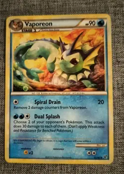 Vaporeon 41/90 Undaunted Regular Pokemon TCG - Image 1