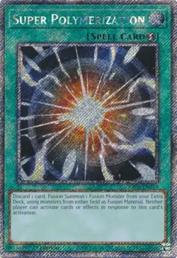Super Polymerization - RA03-EN053 - Platinum Secret Rare - 1st Edition NM Yugioh - Image 1
