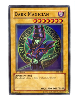 Yugioh! Dark Magician SYE-001 Super Rare 1st Edition MP-HP - Image 1