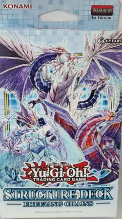 NEW Factory Sealed YUGIOH FREEZING CHAINS Structure Deck 1st Edition - Image 1
