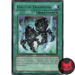 Yugioh Fires of Doomsday PTDN-EN055 Rare 1st Edition NM - Image 1