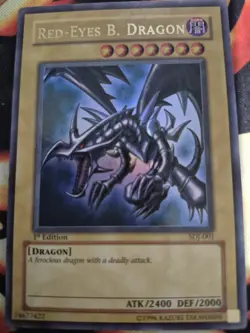 Yu-Gi-Oh! Red-Eyes B. Dragon SDJ-001 1st Edition Ultra Rare NM - Image 1
