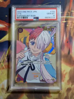 One Piece PSA 10 Uta OP02-120 SEC 2023 Paramount War JPN - Image 1