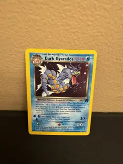 Pokemon TCG Dark Gyarados Holo Card 8/82 - Image 1