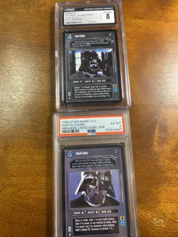 Star Wars CCG Swccg Graded Card Lot Darth Vader Lord Vader Nice - Image 1