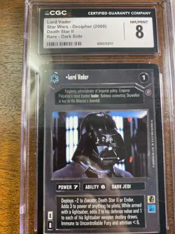 Star Wars CCG Swccg Graded Card Lot Darth Vader Lord Vader Nice - Image 3