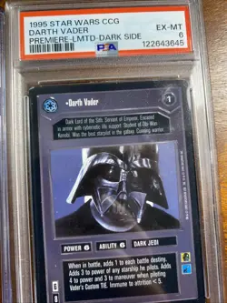 Star Wars CCG Swccg Graded Card Lot Darth Vader Lord Vader Nice - Image 4