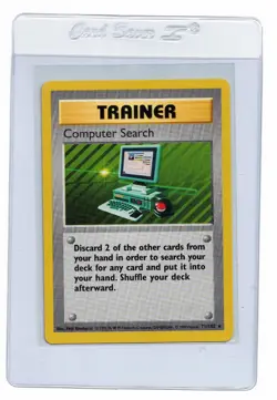Pokemon Card: Computer Search 71/102 Shadowless Base Set PACK FRESH Rare! NM/M - Image 1