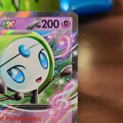 Meloetta EX 044/086 Sv: Black Bolt Full Art Holo Double Rare Pokemon Card - Image 3