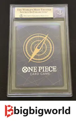 One Piece Card Game Boa Hancock OP14-112 Regionals Top 64 Prize BGS 10 - Image 2