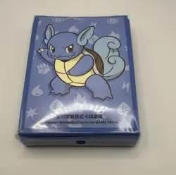 Pokemon Nintendo Wartortle Card Sleeves Pokemon TCG Blue Game Freak - Image 1