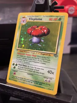 Vileplume 15/64 Holo Rare Jungle Set Pokemon Card WOTC Vintage 1999 TCG LP ⭐ - Image 3