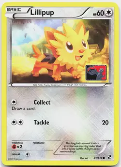 Lillipup (League Promo) 81/114 Holo Promo League & Championship Cards Pokemon NM - Image 1