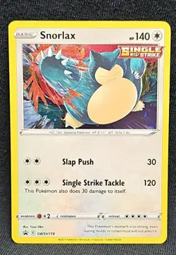 Snorlax SWSH119 SWSH: Sword & Shield Promo Cards Holo - Image 1