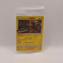 Detective Pikachu Pokemon DVD Exclusive Promo Card From 2019! Unopened! - Image 1