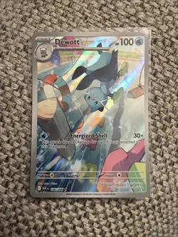 Pokemon TCG Dewott 106/086 SV White Flare Illustration Rare English Card - Image 1