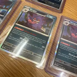 4x Gengar 050/088 3 Holo and 1 rev holo Perfect Order Pokemon Card - Pack Fresh - Image 4