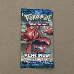 Pokemon Platinum Rising Rivals Booster Pack (Scizor) 10 Cards English 1 Pack - Image 1
