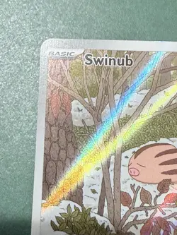 Swinub 165/159 SV09 Journey Together Illustration Rare Raw English Pokemon Card - Image 5