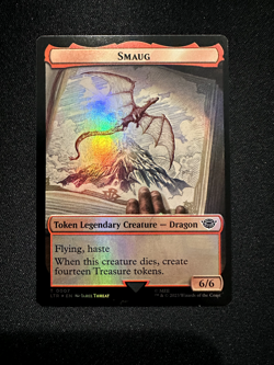 Smaug / Food Double-Sided T0007 / T0011 (Foil) MTG: The Lord of the Rings - NM - Image 1