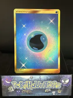 Pokemon Card Water Energy 124/111 Crimson Invasion Full Art Hyper Rare Near Mint - Image 1
