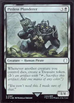 Pitiless Plunderer - 187 Foil MTG Fallout - Image 1