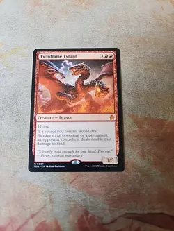 Twinflame Tyrant Foundations MTG NM - Image 1