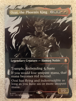 Ozai, the Phoenix King Borderless, Avatar, Magic: the Gathering, NM - Image 1
