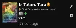 Tataru Taru (Borderless) (Chocobo Track Foil) Commander: Final Fantasy Foil - Image 3