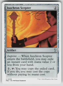 Isochron Scepter (White Border) Uncommon Mystery Booster 2 96 MTG Near Mint 2024 - Image 1