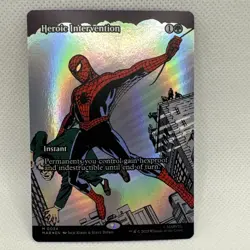 MTG - NM - Heroic Intervention (Borderless) Marvel Universe Eternal-Legal Foil - Image 1