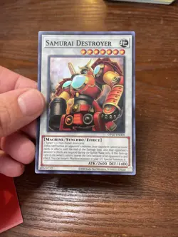 YuGiOh Samurai Destroyer OP26-EN008 Super Rare NM/VLP - Image 2