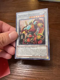 YuGiOh Samurai Destroyer OP26-EN008 Super Rare NM/VLP - Image 4