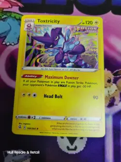 TOXTRICITY 108/264 FUSION STRIKE POKEMON (HOLO RARE, NM) - Image 1
