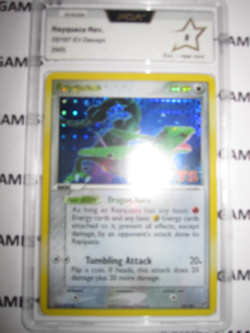 POKEMON RAYQUAZA 22/107 HOLOFOIL EX DEOXYS ENGLISH PCA 8 NO Psa LOW POP - Image 4