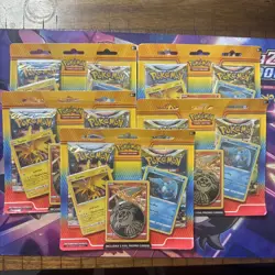 Lot Of 5 Pokemon TCG SW/SH 2 Pack Blister Zapdos Moltres Articuno + Coin NEW - Image 2