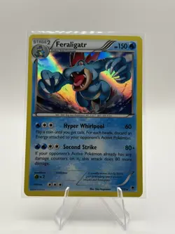 Feraligatr Rev Holo XY Phantom Forces Pokemon NM Reverse 17/119 - Image 1