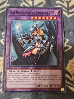 Dark Magician Girl the Dragon Knight LEDD-ENA36 Yugioh LP - Image 1