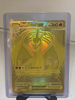 Mega Charizard Y EX 294/217 Gold Hyper Rare, Ascended Heroes, Pokemon TCG (NM) - Image 1