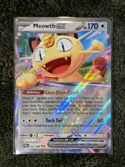 Pokemon • Meowth ex ((062/088 ☆☆) Perfect Order) ⭐MINT⭐ - Image 2