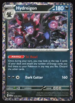 Hydreigon 010/015 Holo Promo McDonald's Promos 2024 Pokemon NM - Image 1